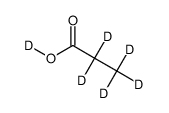 丙酸-d₆ 结构式