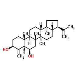 24-去甲何帕-4(23),22(29)-二烯-3β,6β-二醇 结构式