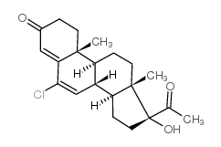 氯地孕酮 结构式