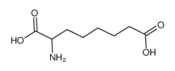 DL-2-氨基辛二酸 结构式