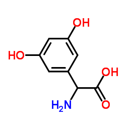 (RS)-3,5-二羟基苯甘氨酸 结构式