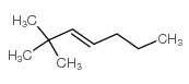试剂TRANS-2,2-DIMETHYL-3-HEPTENE 结构式