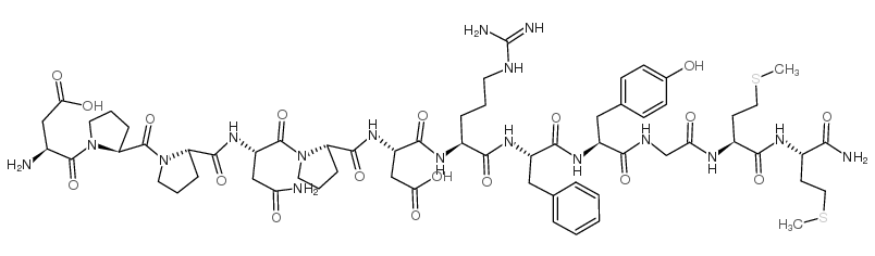 援木蛙肽 结构式