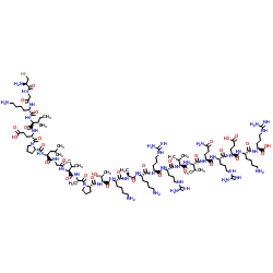 HIV-GP120抗原肽 结构式