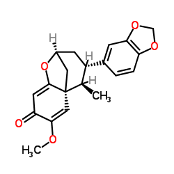 细叶青蒌藤烯酮 结构式