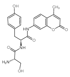 H-Ser-Tyr-AMC 结构式