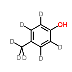对甲酚-D7 结构式