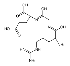 精氨酰-甘氨酰-谷氨酸 结构式