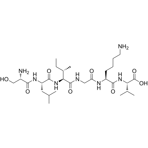 人蛋白酶激活受体-2(1-6) 结构式