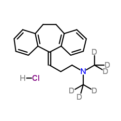 阿米替林-[d6]盐酸盐 结构式