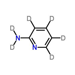 2-氨基吡啶-D6 结构式