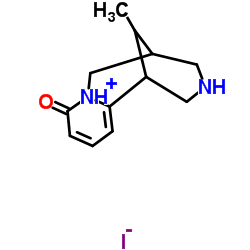 N-甲基金雀花碱氢碘酸盐 结构式