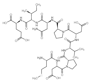 抑制剂H-Met-Asp-Pro-Val-Asp-Pro-Asn-Ile-Glu-OH 结构式