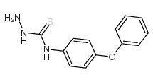 4-(4-苯氧基苯基)-3-氨基硫脲 结构式