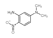 3-氨基-N,N-二甲基-4-硝基苯胺 结构式