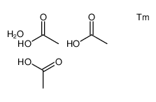 乙酸铥(III)水合物 结构式