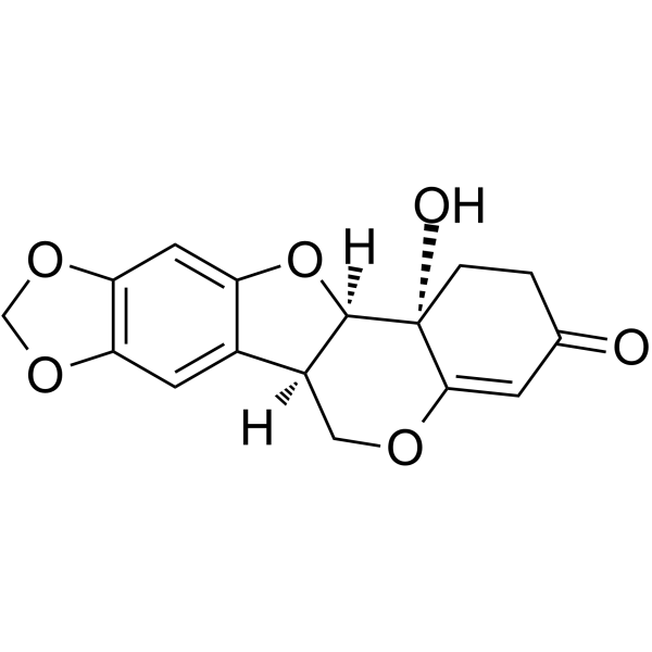 1,11B-二氢-11B-羟基高丽槐素 结构式