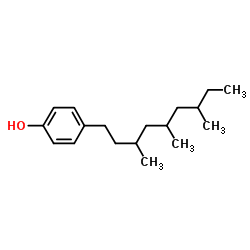 4-十二烷基苯酚 结构式
