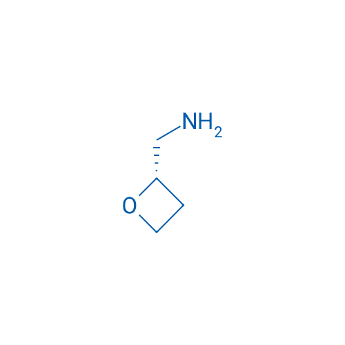(S)-氧杂环丁烷-2-基甲胺 结构式
