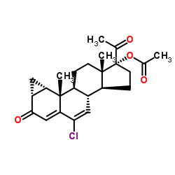 环丙孕酮 结构式