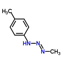 1-甲基-3-对甲苯基三氮烯 结构式