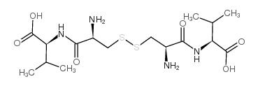 L-胱氨酰二(L-缬氨酸) 结构式