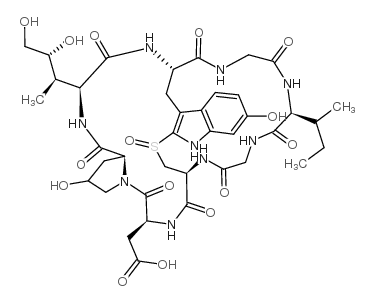 β-鹅膏毒肽 结构式
