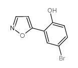 4-溴-2-(5-异恶唑基)苯酚 结构式