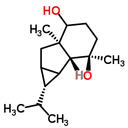 6,8-环-1,4-桉叶烷二醇 结构式
