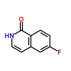 6-氟异喹啉-1(2H)-酮 结构式