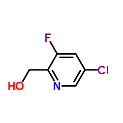 (5-氯-3-氟吡啶-2-基)甲醇 结构式