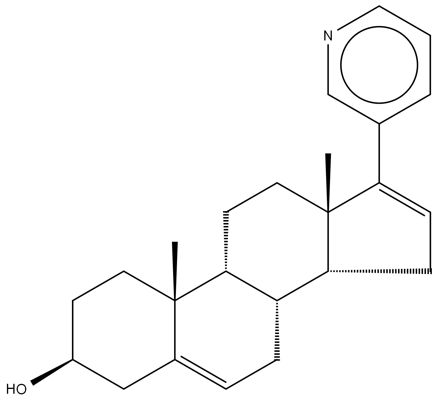 阿比特龙-d4 结构式