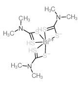 二甲基二硫代氨基甲酸铋 结构式