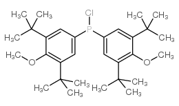 二(3,5-二叔丁基-4-甲氧基苯基)氯化膦 结构式