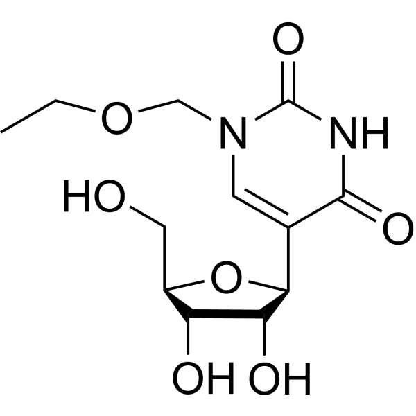 N1-Ethoxymethyl pseudouridine 结构式
