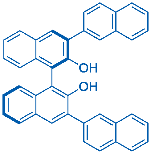 (R)-[2,3':1',1'':3'',2'''-四联萘]-2',2''-二醇 结构式