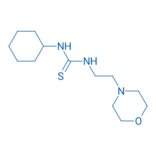 1-环己基-3-(2-吗啉基乙基)硫脲 结构式