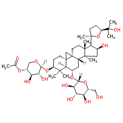 环黄芪苷II 结构式