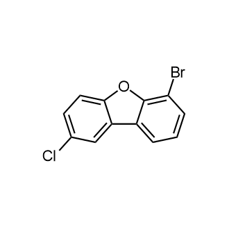 6-溴-2-氯二苯并[b,d]呋喃 结构式