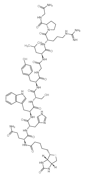 生物素基-(谷氨酰胺1)-促黄体激素释放激素 结构式