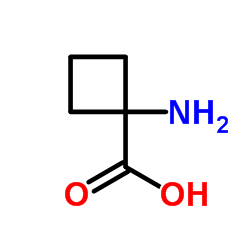 1-氨基环丁基羧酸 结构式