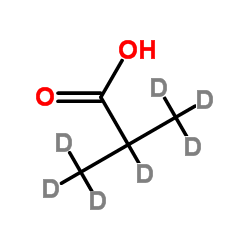 异丁酸-D7 结构式