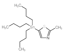 2-甲基-5-(三丁基锡)噻唑 结构式