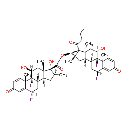 丙酸氟替卡松EP杂质G 结构式