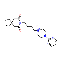 丁螺环酮N-氧化物 结构式