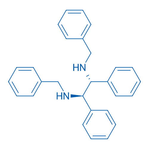 (1R,2R)-N,N'-双(苯甲基)-1,2-二苯基-1,2-乙二胺 结构式