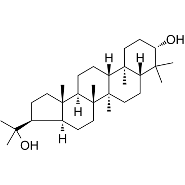藿烷-3β,22-二醇 结构式