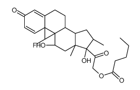 倍他米松21-戊酸酯 结构式