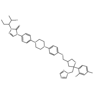 泊沙康唑杂质7(L-cis：2R,3R) 结构式