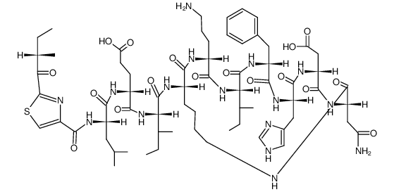 杆菌肽F 结构式